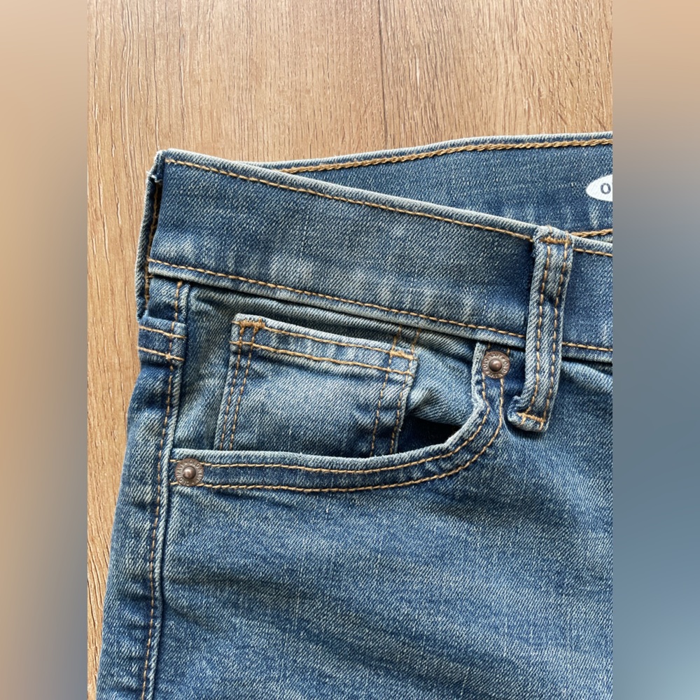 Old Navy Karate Slim Ripped Boys Jeans Size 14 with Built-in Flex Max - Picture 7 of 10